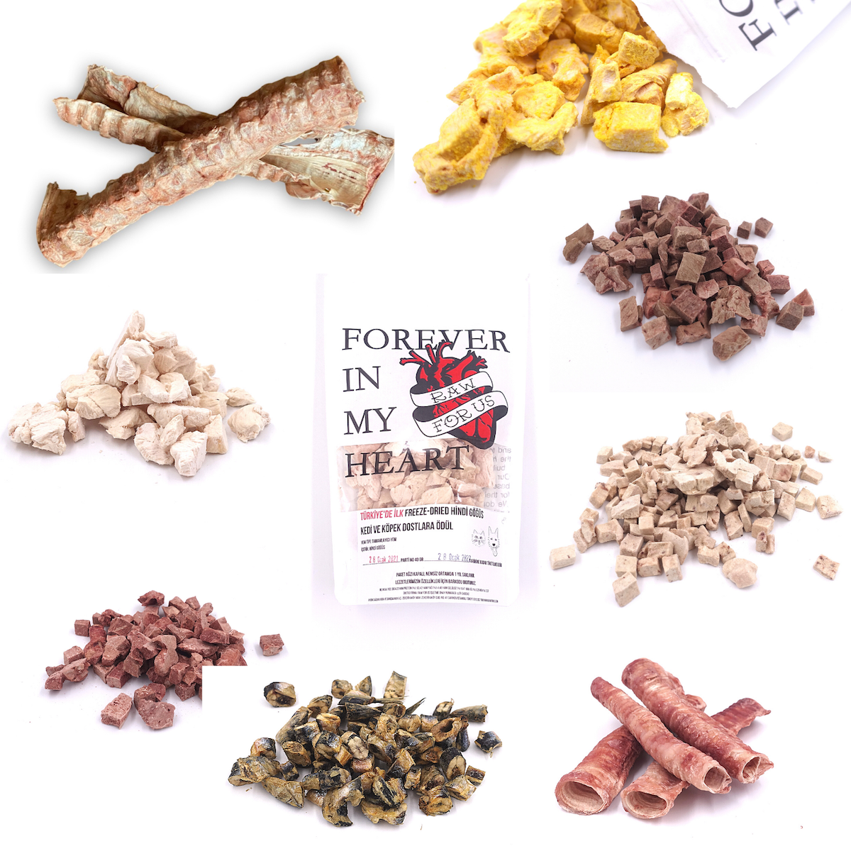 FreezeDried Ödüller Raw For Us Et ve Sakatat Ödüller